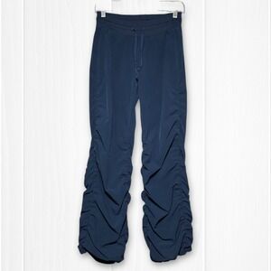 Under Armour Storm Ruched Dance Athletic Jogger Track Pants Women's S Navy Blue